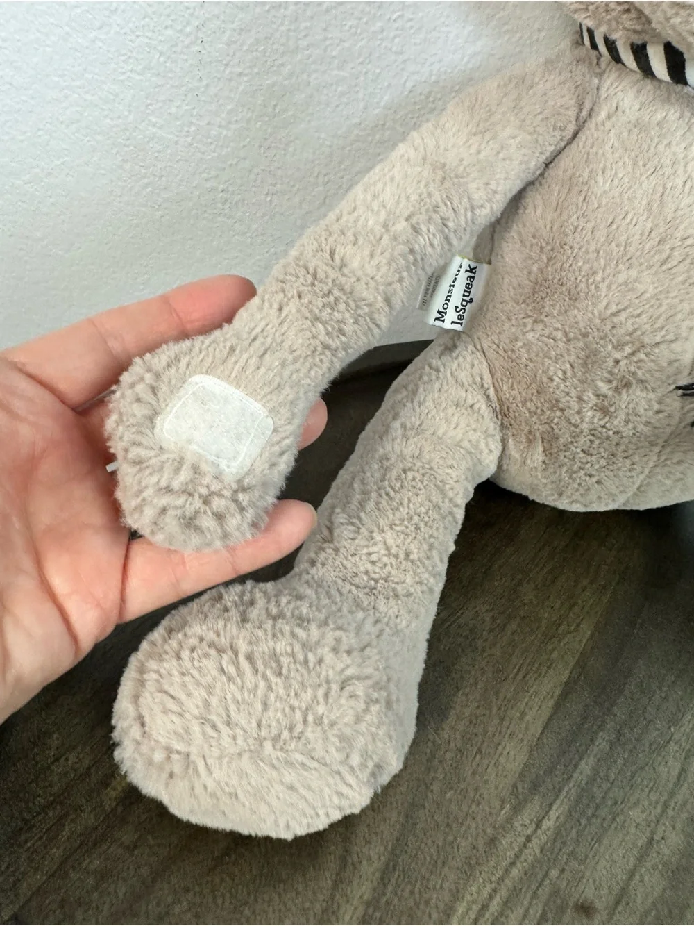 Baby Aspen‎ Monsieur Lesqueak Mouse Plush Stuffed Animal Toy French Scarf Beret